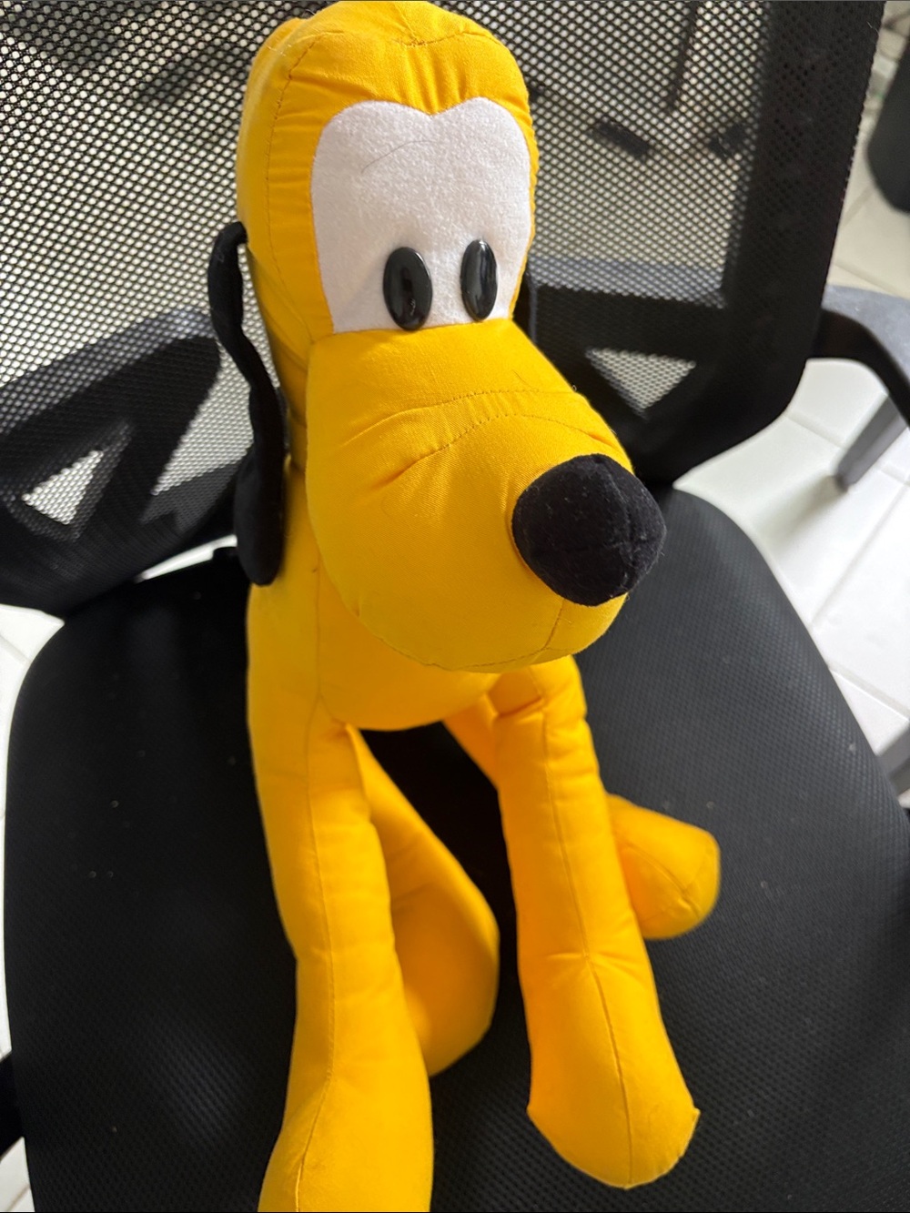Yellow Plush Dog Toy - Soft Pet Plush Pluto vintage large